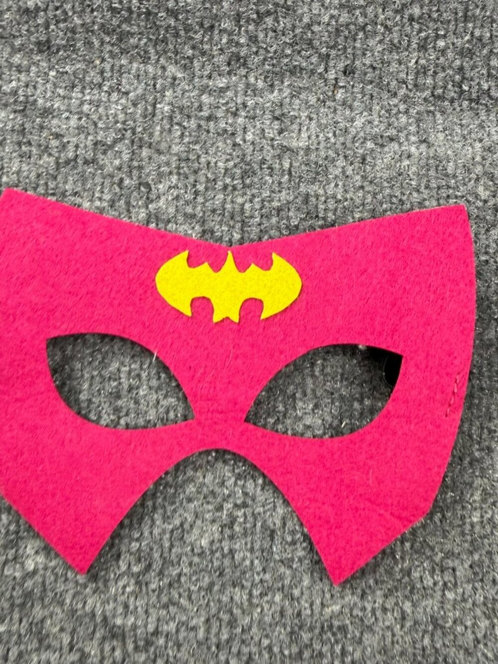 Pink Batgirl Superhero Felt Eye Mask Costume Party Favor Dress Up Halloween Kids